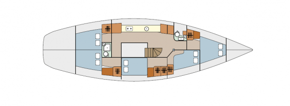 Hermes - яхта на продажу - схема